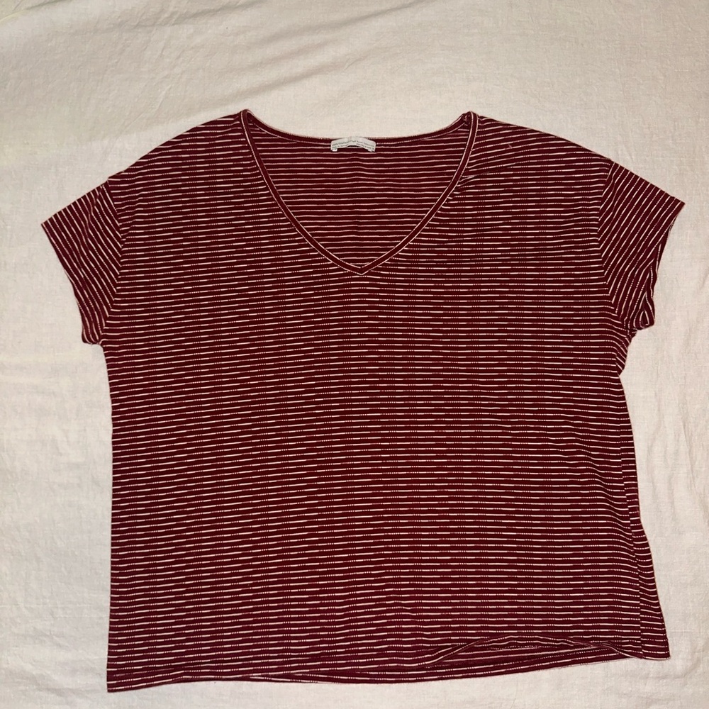 Striped V-Neck Women's Top Zara